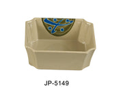 Yanco JP - 5149 Japanese 4.75"‚ Square Side Dish, 24 oz Capacity, 2"‚ Height, Melamine, Pack of 48
