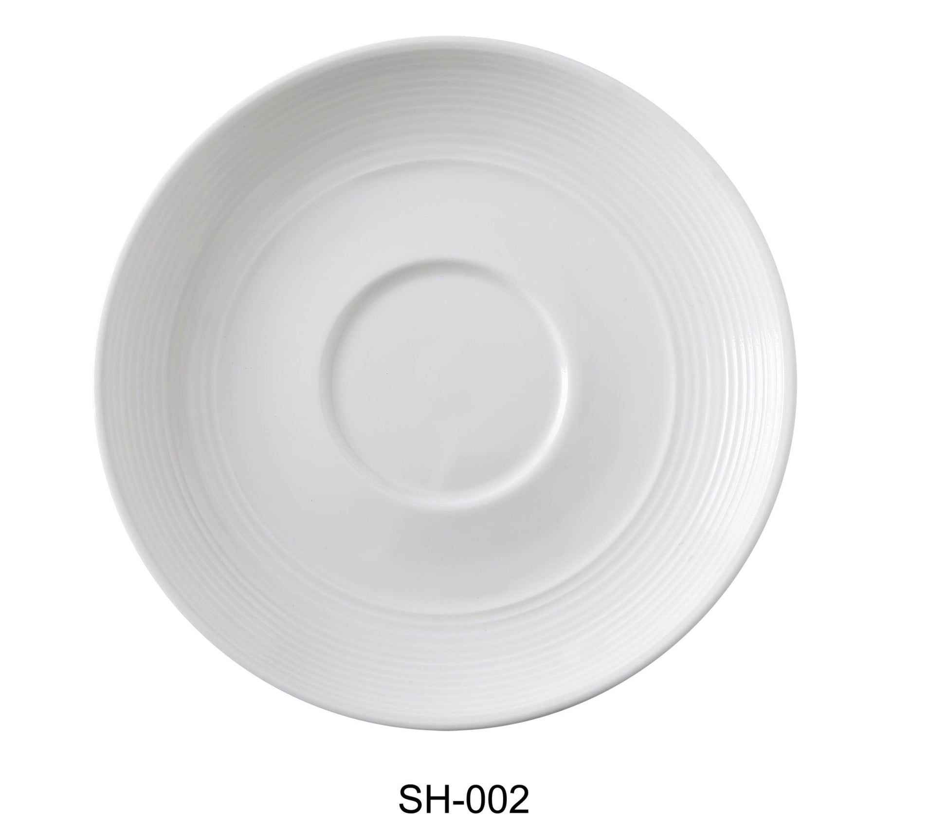 Yanco SH - 002 Shanghai 6.25"‚ Saucer for SH - 001, China, Bone White (Pack of 36)