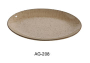 Yanco AG - 208 Agate 8"‚ X 5 1/2"‚ Coupe Platter, China, Pack of 24
