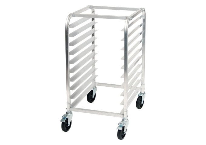 Winco ALRK - 10BK Welded Aluminum Pan Rack, NSF, 3" Spacing