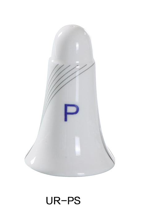 Yanco UR-PS Urban Line Pepper Shaker, 4″ Height, China, Bone White, Pack of 48