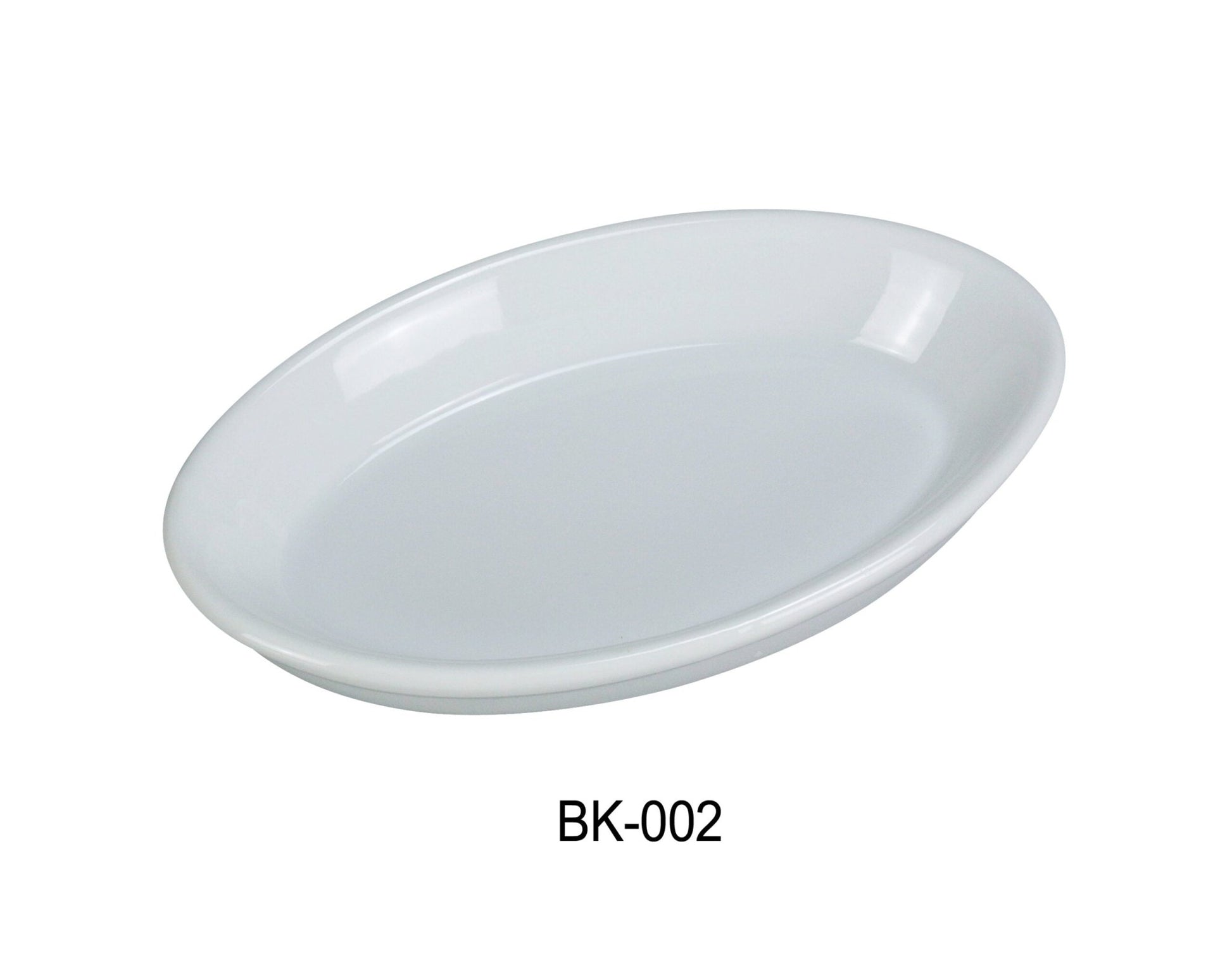 Yanco BK - 002 Oval Baker, 8 oz Capacity, China, Super White, Pack of 36