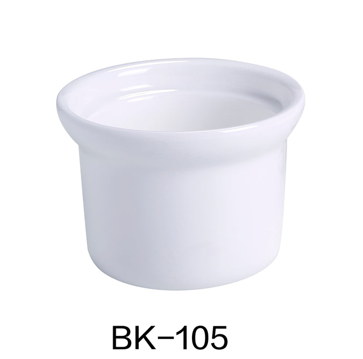 Yanco BK-105 4.5″ SOUP BOWL/ONION SOUP CROCK 16 OZ, 3.5″ Height, BONE WHITE , China, Pack of 36
