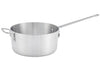 WINCO ASP - 7 Aluminum Sauce Pan w/Helper Handle - 7 Qt.