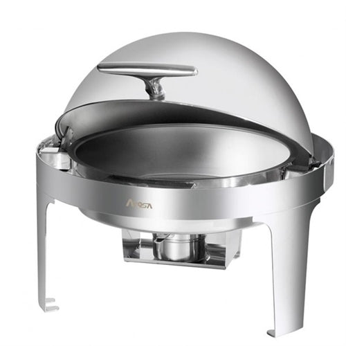 ATOSA Stainless Steel Round Roll Top Chafer - 6 Qts.