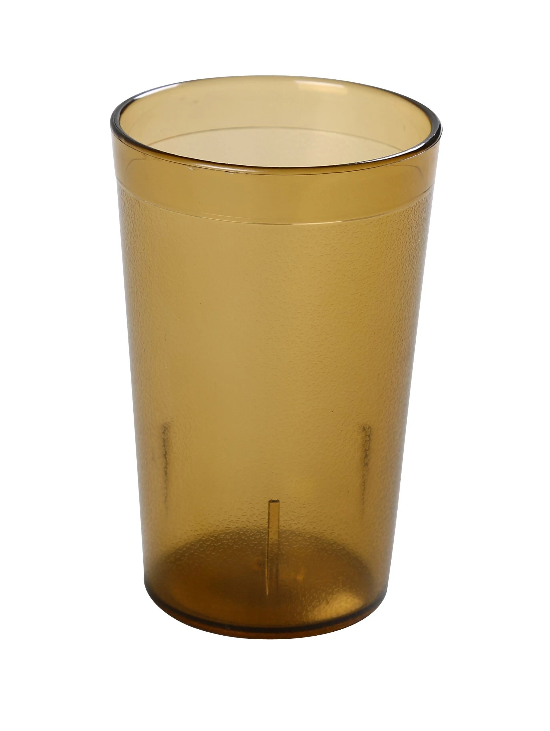 Yanco PT - 032A Tumbler, 32 oz Capacity, 6.5"‚ Height, 4"‚ Diameter, Plastic, Amber Color, Pack of 24