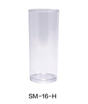 Yanco SM - 16 - H Stemware 16 OZ HI BALL, 2.75"‚ Diameter, 6.25"‚ Height, Plastic, Clear Color, Pack of 24
