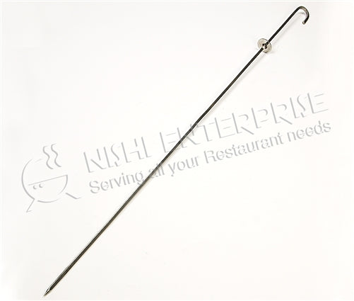Stainless Steel Tandoor Oven BBQ Skewer with Stopper -Round-4mm