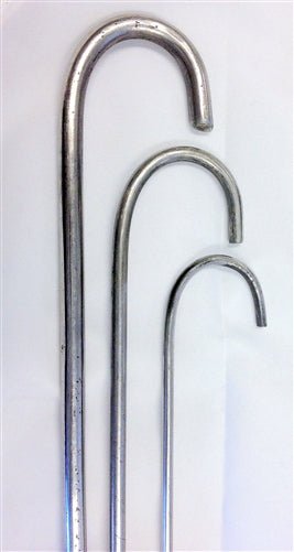 Stainless Steel BBQ Skewers for Kebab - Round - 8mm Thick