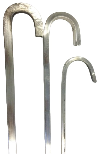 Stainless Steel Tandoor Oven BBQ Skewers for Kebab - Square - 6 mm Thick