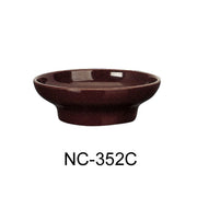 Yanco NC - 352C Tulip/Salsa Bowl, 5 oz Capacity, 1.5" Height, 4.5" Diameter, Melamine, Chocolate Color, Pack of 48