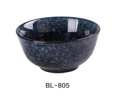 Yanco China BL - 805 4 5/8"‚ X 2 3/8"‚ RICE BOWL 10 OZ, Ceramic Blue Star Rice Bowl, Pack of 36