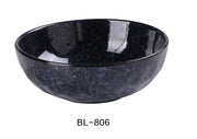 Yanco China BL - 806 6"‚ X 2 1/4"‚ NAPPIE BOWL 14 OZ, Ceramic Blue Star Nappie Bowl, Pack of 36