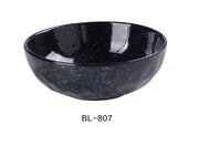 Yanco China BL - 807 7"‚ X 2 1/2"‚ SALAD BOWL 28 OZ, Ceramic Blue Star Salad Bowl, Pack of 24