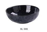Yanco China BL - 808 8"‚ X 2 1/2"‚ NOODLE BOWL 30 OZ, Ceramic Blue Star Noodle Bowl, Pack of 12