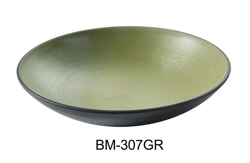 Yanco BM - 307GR Birmingham "‚¬“ Green 7 1/2"‚ X 1 1/2"‚¬² SOUP BOWL 12 OZ Melamine, Pack of 48