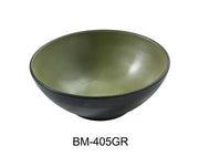 Yanco BM - 405GR Birmingham "‚¬“ Green 5 3/4"‚ X 2 1/4"‚ SOUP / CEREAL BOWL 15 OZ Melamine, Pack of 48