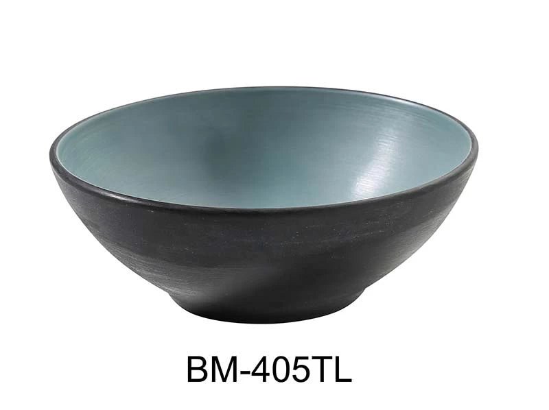 Yanco BM - 405TL Birmingham "‚¬“ Teal 5 3/4"‚ X 2 1/4"‚ SOUP / CEREAL BOWL 15 OZ Melamine, Pack of 48