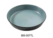 Yanco BM - 507TL Birmingham "‚¬“ Teal 7 1/2"‚ X 1 1/2"‚ DEEP DISH 16 OZ Melamine, Pack of 48