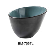 Yanco BM - 705TL Birmingham "‚¬“ Teal 7"‚ X 5"‚ SERVING SHEER BOWL 35 OZ Melamine, Pack of 48