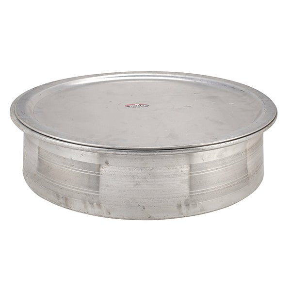 Heavy Duty Lagan (6 mm) Biryani Handi Aluminum Brazier # 17 - 17 Qt.
