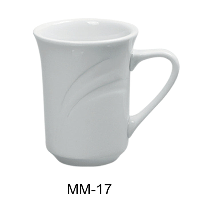 Yanco MM-17 Miami 8 oz Coffee Mug, 3″ Diameter, China, Bone White, Pack of 36