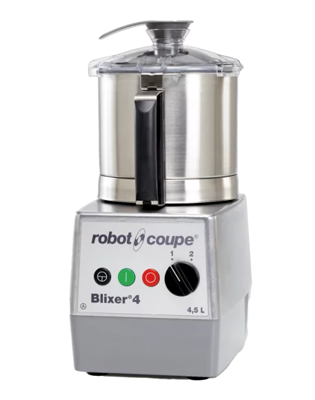 Robot Coupe BLIXER4 High-Speed 4.5 L Stainless Steel Batch Bowl Food Processor - 1 1/2 HP, Single Phase