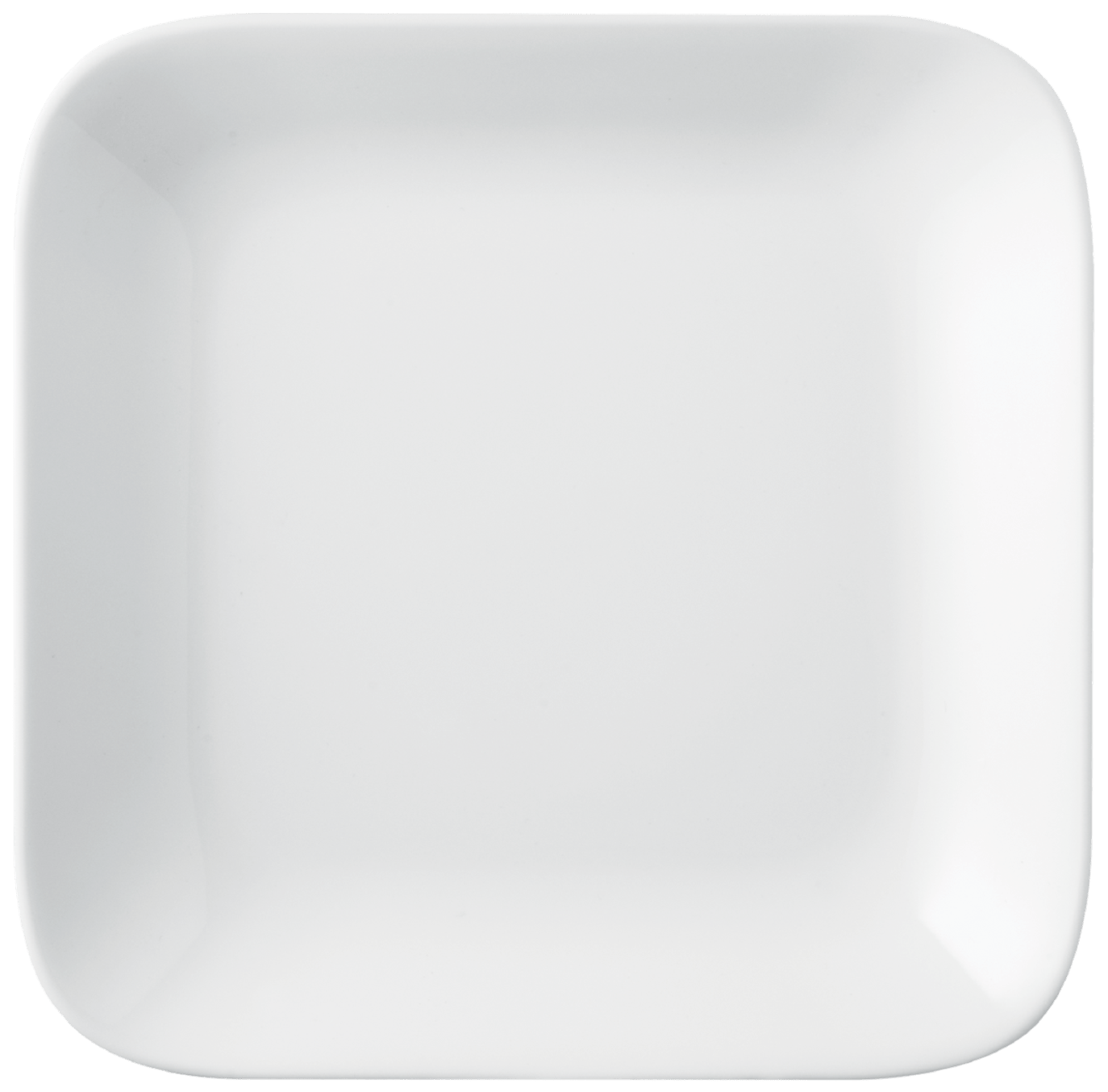 Melamine French Platter 8.8 inch x 8.8 inch White, 12/Case, Square Platter