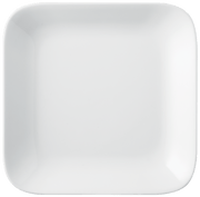 Melamine French Platter 8.8 inch x 8.8 inch White, 12/Case, Square Platter