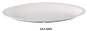 Yanco CAT - 5019 Catering Deep Platter, 19" Length, 8" Width, Melamine, White Color, Pack of 12
