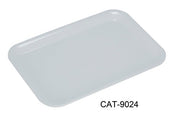 Yanco CAT - 9024 Catering Cake Plate, 13" Length, 10" Width, Melamine, White , Pack of 24