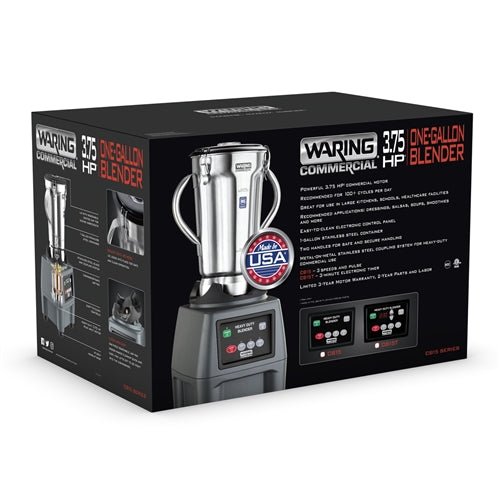 Waring CB15 Stainless Steel Food Blender 1 Gallon 3.75 HP