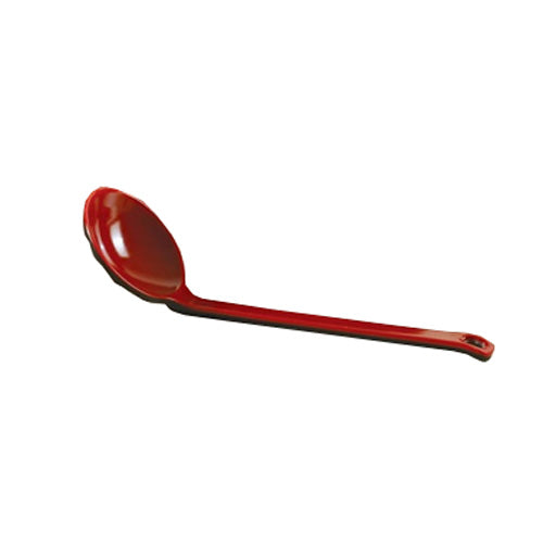 Yanco CR-7003 Black and Red Two-Tone Noodles poon, 8.25" Length, Melamine, Black/Red Color, Pack of 72