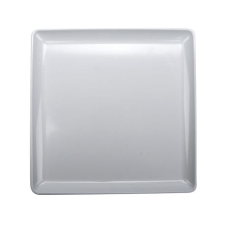 GET CS-1101-W, 11″ Melamine, White, Square Coupe Entree Plate, Midtown, Pack of 12