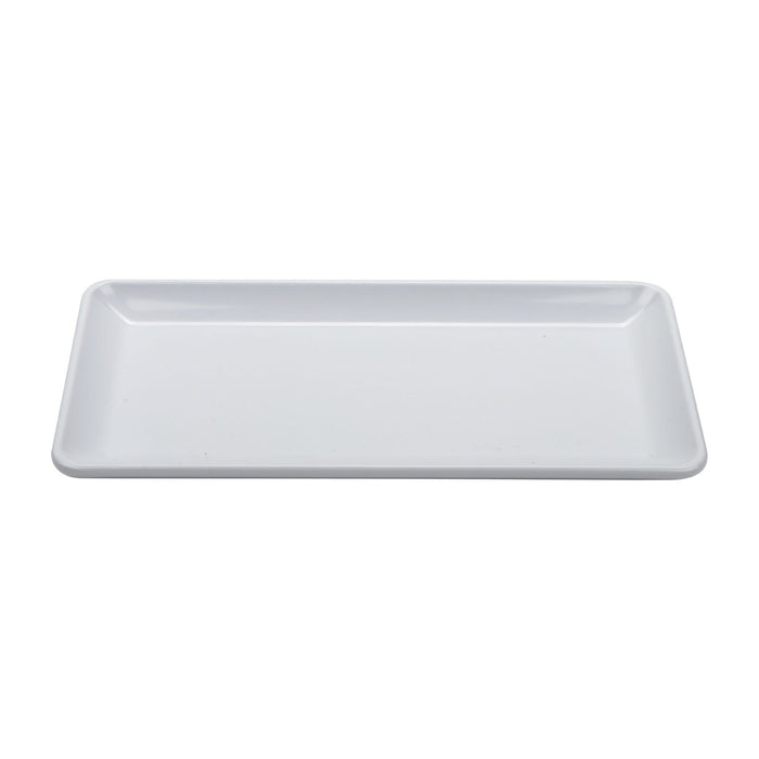 GET CS-1257-W, 12.5” x 7” Rectangular Coupe Platter, Midtown, White, Pack of 12