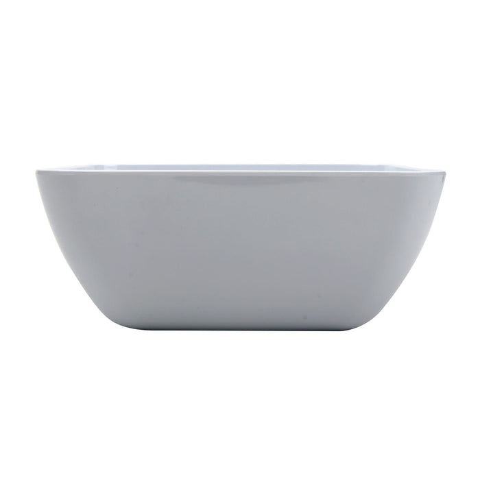 GET CS-4480-W, 14 qt. Melamine, White, Square Large Display Bowl with Rounded Corners, (14.1 qt. rim-full), 4.75″ Deep, Midtown, Pack of 3