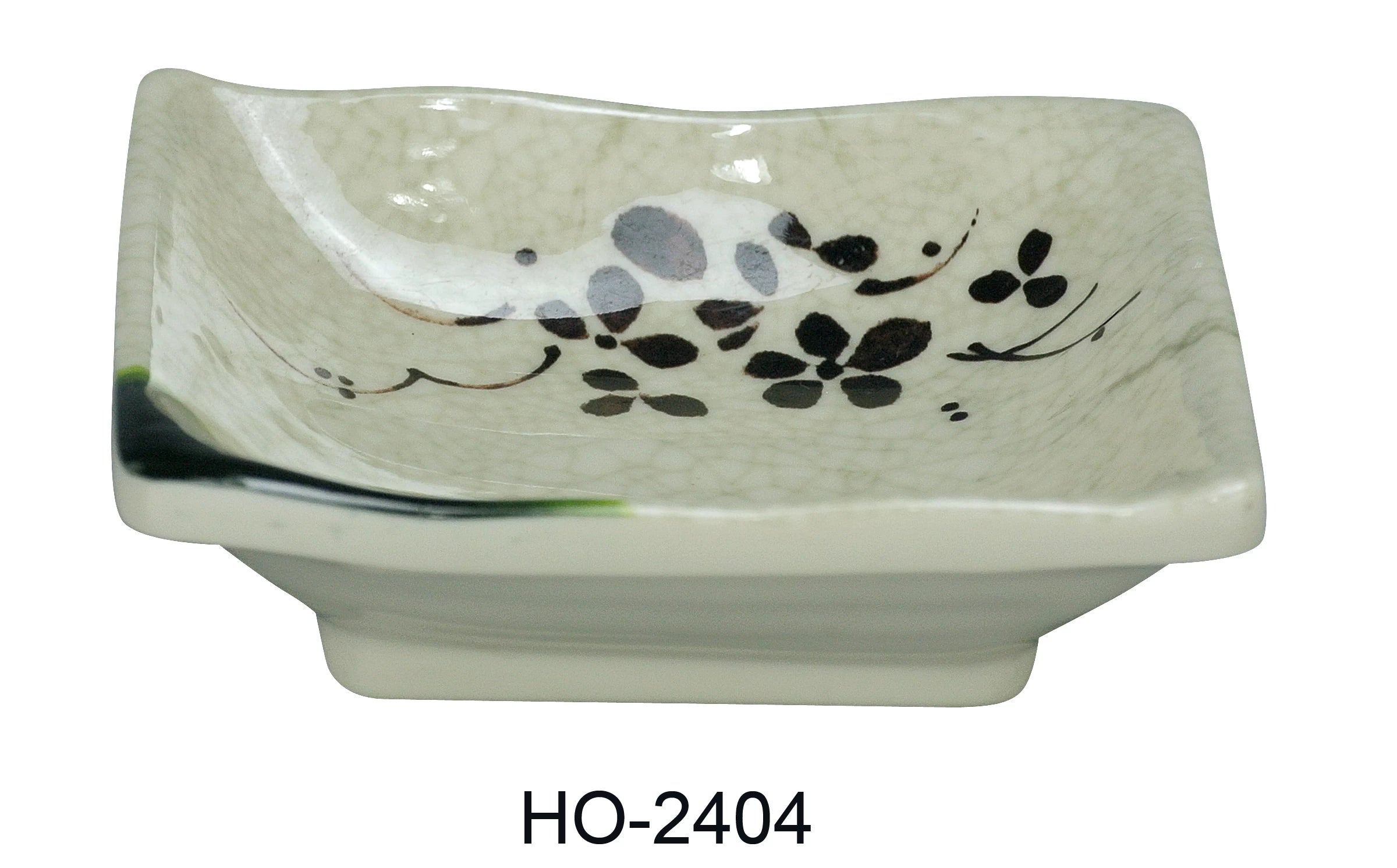Yanco HO - 2404 Honda 4"‚ Sauce Dish, Square, Melamine, Pack of 72