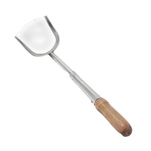 Chinese WOK Spatula with Long Wooden Handle - 19.5 Inches (49.5 cm)
