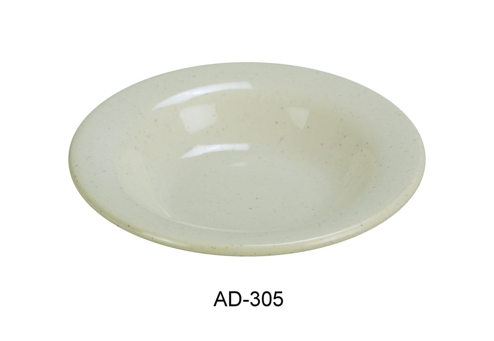 Yanco AD-305 Ardis Fruit Bowl, 3.5 oz Capacity, 5.125″ Diameter, Melamine, Pack of 48