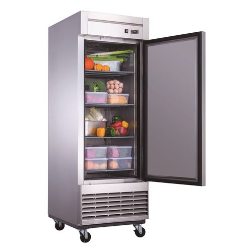Dukers D28R Single Door Commercial Refrigerator in Stainless Steel