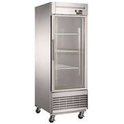 Dukers D28R - GS1 Bottom Mount Glass Single Door Commercial Reach - in Refrigerator