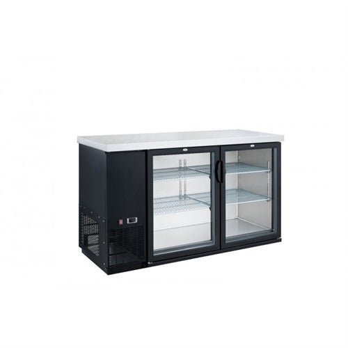 Dukers DBB48 - H2 2 - Door Bar and Beverage Cooler (Hinge Doors)
