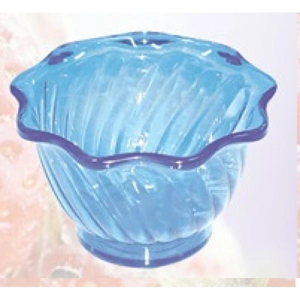 Yanco DS - 005B Dessert Dish, 2.25"‚ Height, 3.5"‚ Diameter, Plastic, Blue Color, Pack of 96