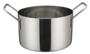WINCO DCWE - 103S Serving ware Stainless Steel Mini Casseroles # 3 - 10 Oz.
