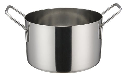 WINCO DCWE - 104S Serving ware Stainless Steel Mini Casseroles # 4 - 18 Oz.