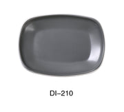 Yanco DI - 210 Discover 10" X 1 7/8"H RECTANGULAR PLATE, Melamine, Matte Finish, Pack of 24