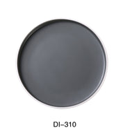 Yanco DI - 310 Discover 10" X 1"H ROUND PLATE, Melamine, Matte Finish, Pack of 24