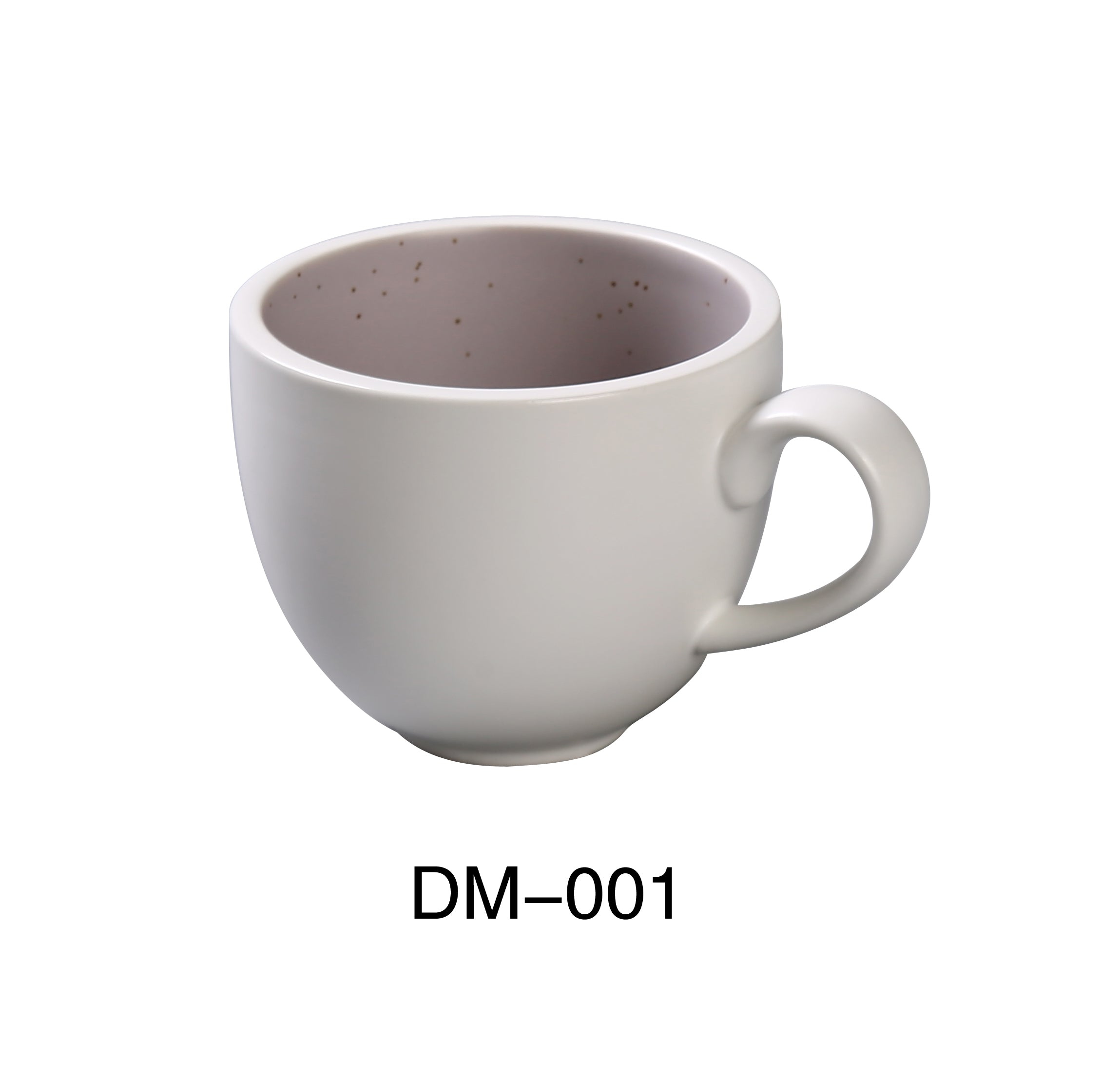 Yanco DM - 001 Denmark 3 X 2 3/4"‚H COFFEE CUP 7 OZ, China, Matte Glaze, Light Purple, Pack of 36