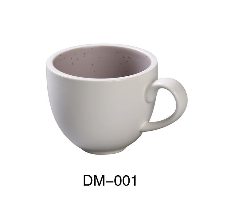 Yanco DM-001 Denmark 3 X 2 3/4″H COFFEE CUP 7 OZ, China, Matte Glaze, Light Purple, Pack of 36