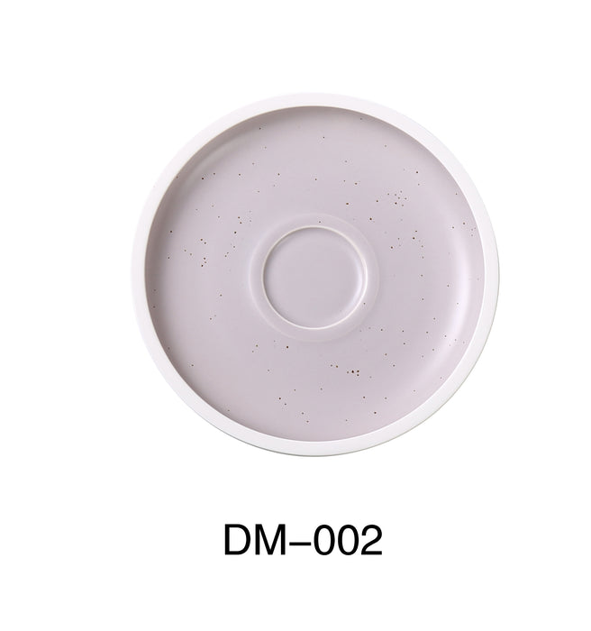 Yanco DM-002 Denmark 5 1/2" X 1/2"H SAUCER, China, Matte Glaze, Light Purple, Pack of 36